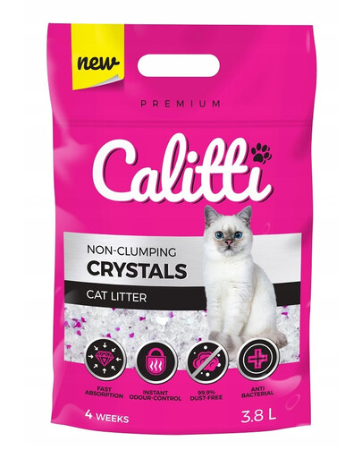 CALITTI Crystals Silikon Katzenstreu 3.8l
