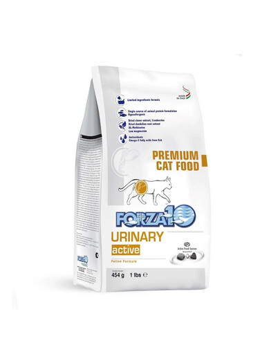 FORZA 10 Urinary Active Cat Nutrazeutische Ernährung bei Harnwegsproblemen bei Katzen 454 g