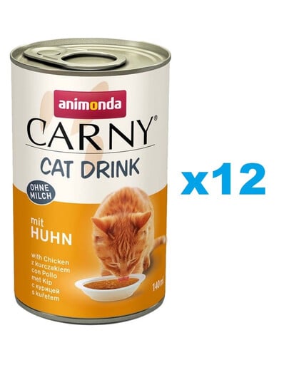 ANIMONDA Carny Cat Drink with Chicken 12x140 ml