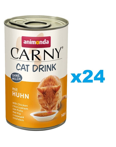 ANIMONDA Carny Cat Drink with Chicken 24x140 ml