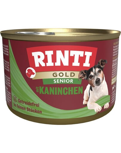 RINTI Gold Senior Rabbit Mini Kaninchen für ältere kleine Rassen 185 g