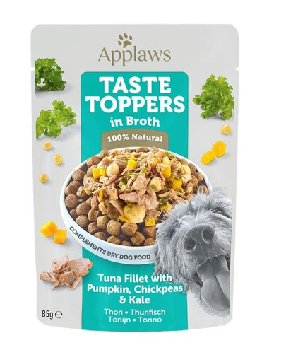 APPLAWS Taste Toppers Thunfischfilet, Kürbis, Grünkohl in Brühe 85 g