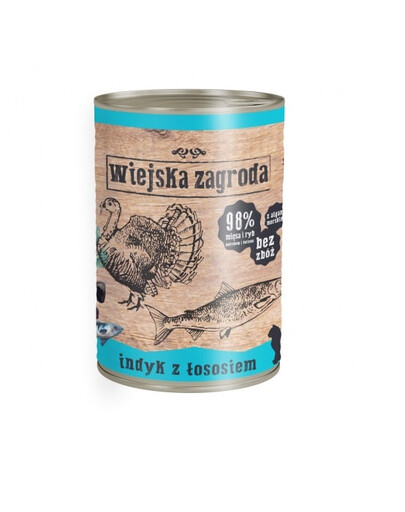 WIEJSKA ZAGRODA Pute mit Lachs 400g