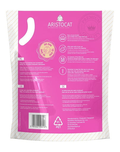 ARISTOCAT Silikatstreu für Katzen 8 x 3,8 l