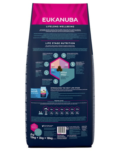 EUKANUBA Active Adult Medium Breed 18 kg