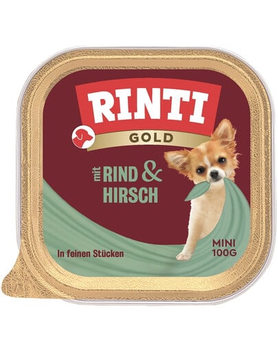 RINTI Gold Venison&Beef Mini Wild und Rindfleisch 100 g