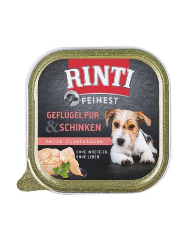 RINTI Feinest Poultry Pure&Ham Geflügel und Schinken 150 g