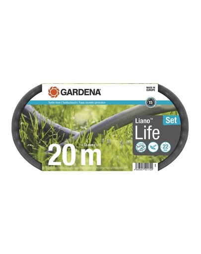 GARDENA Liano Life Textilschlauch 20 m Satz