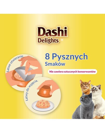 INABA Cat Dashi Delights Huhn, Thunfisch und Lachs 70 g