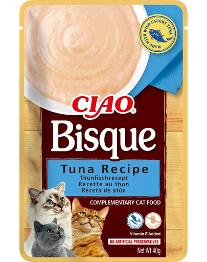 INABA CIAO Bisque Thunfischcremesuppe für Katzen 40g