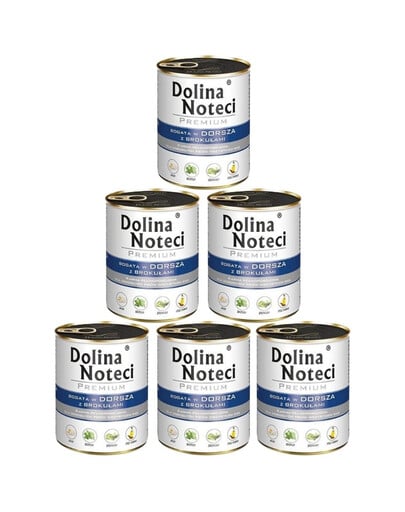 DOLINA NOTECI Premium Kabeljau mit Brokkoli 6 x 800g