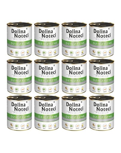 DOLINA NOTECI Premium reich an Wildfleisch 12 x 800g