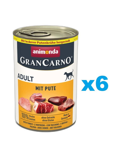 ANIMONDA GranCarno Adult Truthahn 6x400g