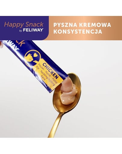 FELIWAY Happy Snack 6x15 g cremiger Snack für Katzen - relaxing