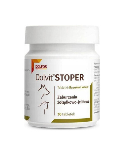 DOLFOS Dolvit Stoper 30 Tabletten bei Durchfall bei Hunden und Katzen