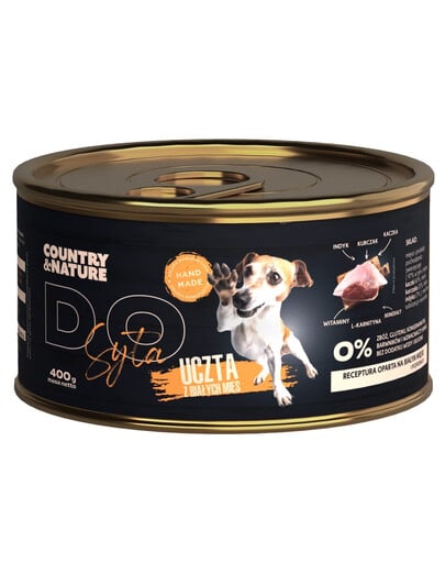 COUNTRY&NATURE Feast of white meats Nassfutter für Trockenhunde 400 g