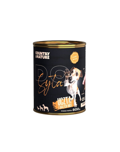 COUNTRY&NATURE Feast of white meat Nassfutter für ausgewachsene Hunde 800 g