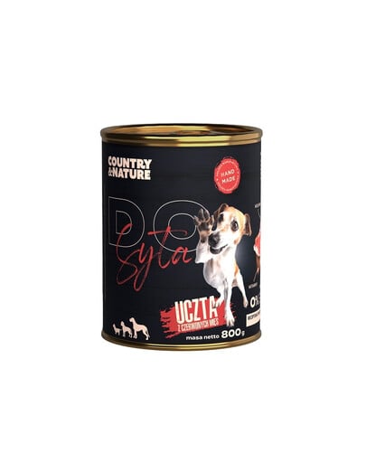 COUNTRY&NATURE Rotes Fleisch-Schmaus Nassfutter für Hunde 800 g