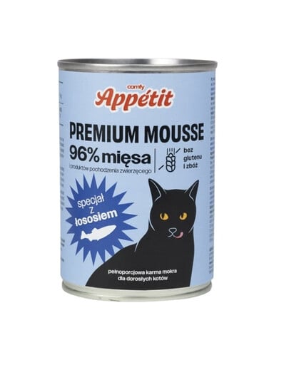 COMFY PREMIUM Lachsmousse für Katzen 400 g