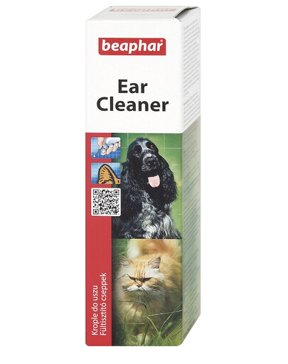 BEAPHAR Ear Cleaner Ohrenpflegetropfen für Hunde und Katzen 50 ml