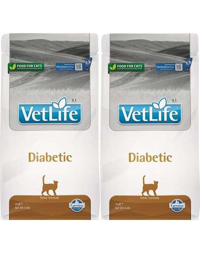 FARMINA Vet Life DIABETIC cat 2 x 2 kg