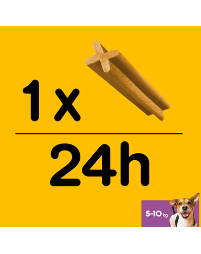 PEDIGREE DentaStix (kleine Rassen) Zahnsnack für Hunde 28 Stk. - 4x 110g