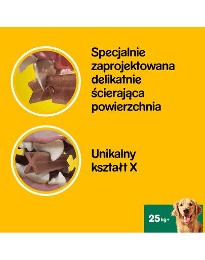 PEDIGREE DentaStix (große Rassen) Zahnsnack für Hunde 28 Stk. - 4x 270g