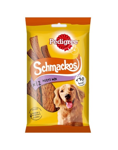 PEDIGREE Schmackos 12 Hundeleckerlis mit Rindfleisch 86 g