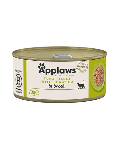 Applaws Katzen Nassfutter mit Thunfischfilets & Meeresalgen 70 g