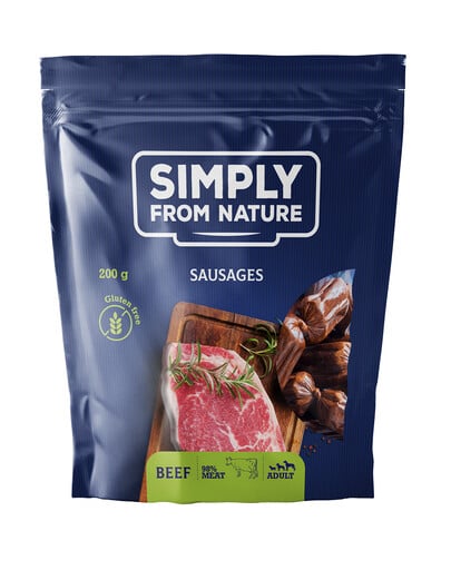 SIMPLY FROM NATURE Natürliche Rindswürstchen 200 g