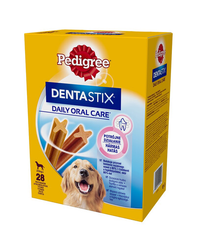 PEDIGREE DentaStix (große Rassen) Zahnsnack für Hunde 28 Stk. - 4x 270g