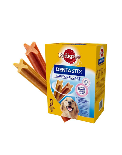 PEDIGREE DentaStix (große Rassen) Zahnsnack für Hunde 28 Stk. - 4x 270g