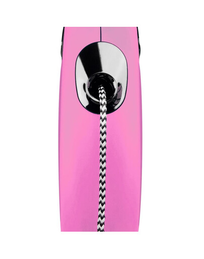 FLEXI Rollleine New CLASSIC Seil - 8m, bis 12kg Pink