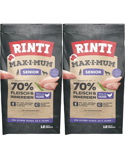 RINTI MAX-I-MUM Senior Huhn 2 x 12 kg