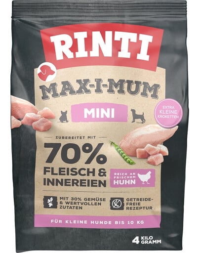 RINTI MAX-I-MUM Mini Adult Huhn 4 kg