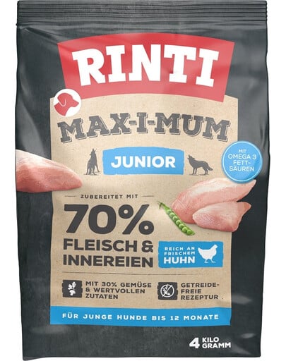 RINTI MAX-I-MUM Junior Huhn 4 kg