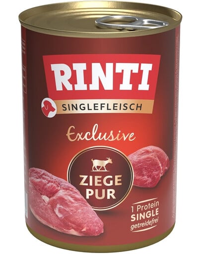 RINTI Singlefleisch Exclusive Goat Pure Monoprotein Ziege 400 g