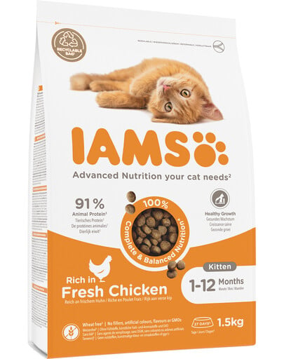 IAMS for Vitality Kitten Chicken 1,5 kg