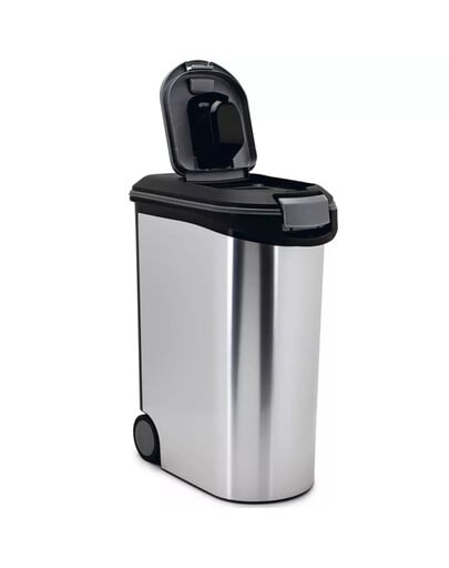 CURVER Futter-Container 20kg / 54L Metal schwarz/Silber 49,3 x 27,8 x 60,5 cm