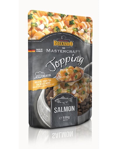 BELCANDO Mastercraft Topping Lachs mit Brokkoli 100 g