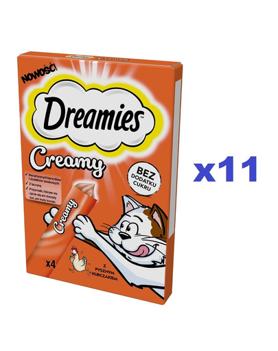 DREAMIES Katzenleckerli mit leckerem Huhn 44x10g