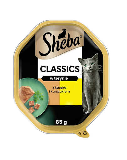 SHEBA Classics tacka 22x85 g in Teriyne mit Ente und Huhn