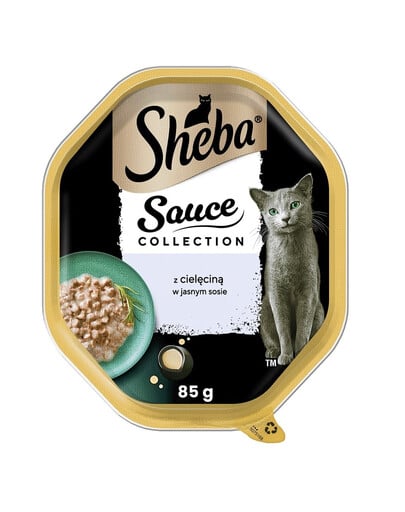 SHEBA Sauce Collection mit Kalbfleisch in leichter Sauce 22x85 g