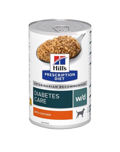 HILL'S Prescription Diet Canine w/d Diabetes Care mit Huhn 370 g Dose