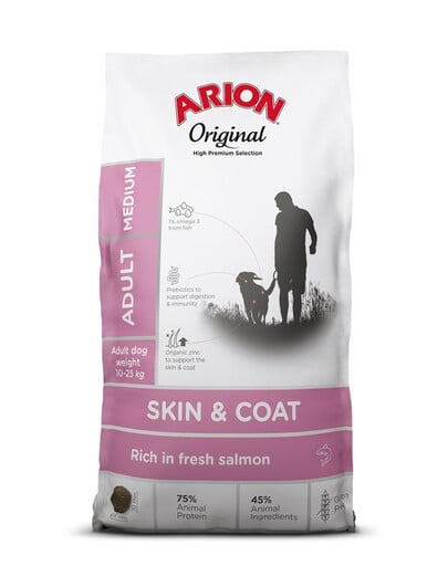 ARION Original Skin & Coat Adult Medium Salmon Rice 2 kg