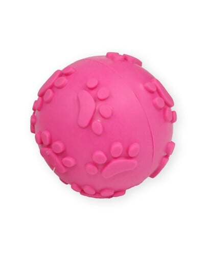 PET NOVA DOG LIFE STYLE Kauspielzeug Ball mit Tone Minze Aroma 6cm rosa