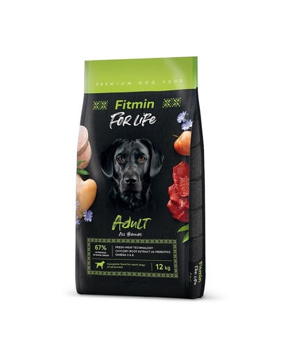 FITMIN Dog For Life Adult 12kg für einen erwachsenen Hund