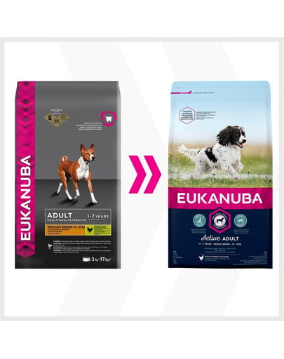 EUKANUBA Adult Medium Breeds Chicken 3 kg