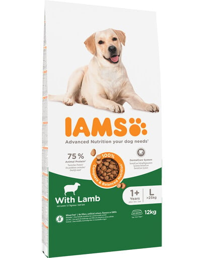 IAMS For Vitality Adult Large Breed Lamb 12 kg