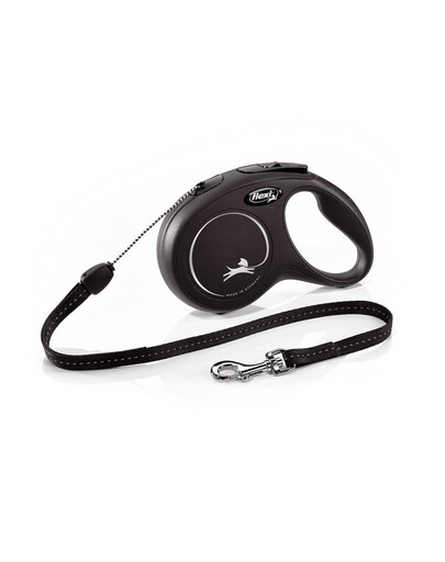 FLEXI New Classic S Seilleine 8 m Schwarz